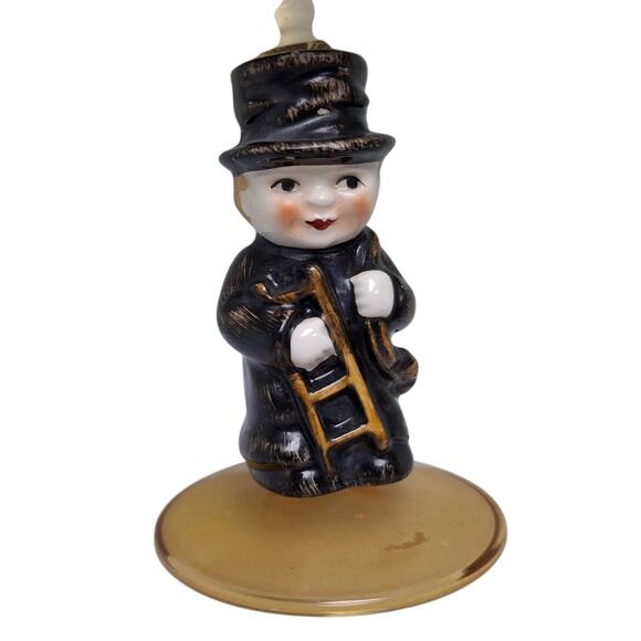 Vintage Hummel Goebel Chimney Sweep Gold Trim Stemmed Liquor Snifter Wine Glass - Picture 6 of 8